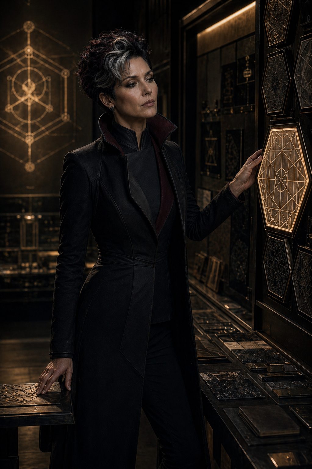 Hexwoman relaxed portrait