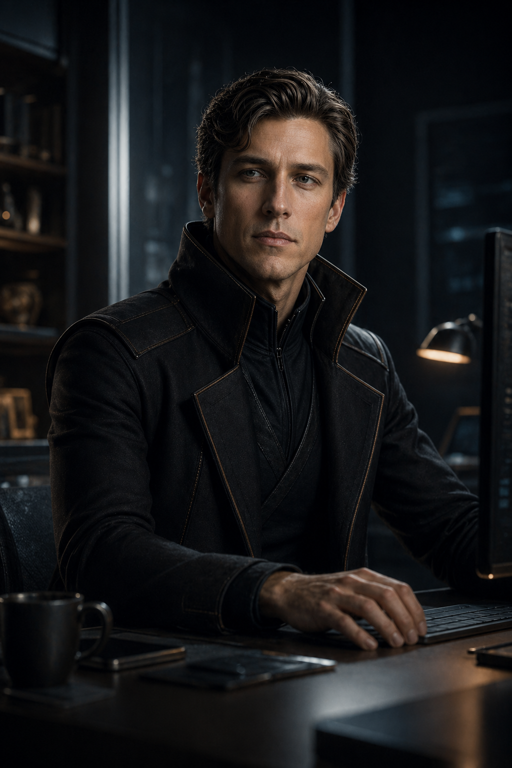 Portalman relaxed portrait