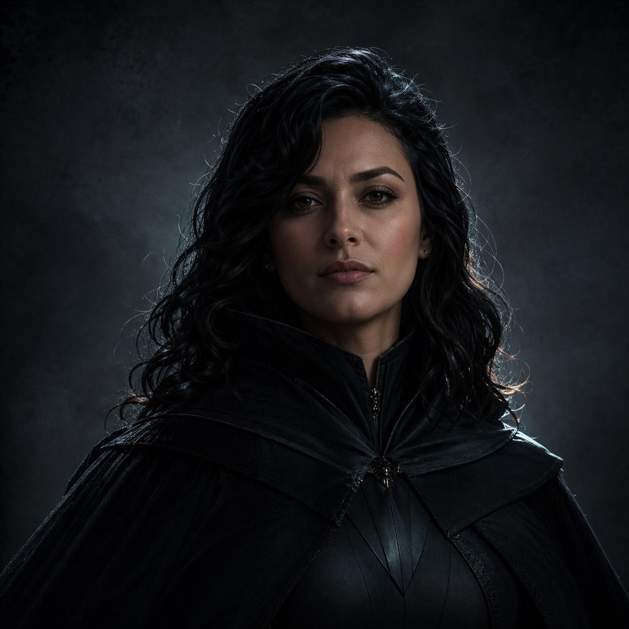 Shadowgirl profile portrait